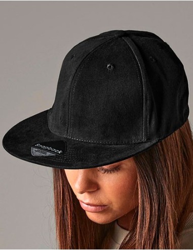 B-B665-Pro-Stretch Flat Peak Cap